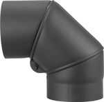 Könyök HS.EX 090/160/2 mm, állítható szögű, füstcső, kéménykönyök füstcsövek összekötéséhez