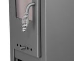 Kályha Thalia Uno Glass Lite, szürke, 3,9 kW