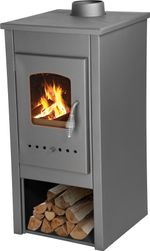 Stove Thalia Nera Lite, grey, 5.4 kW