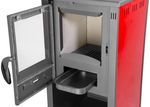 Stove Thalia Pella S, red, 5.4 kW