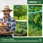 Net Strend Pro, 4x10 m, mesh 18 mm, anti-bird, PE