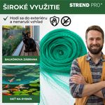Háló Strend Pro, 4x10 m, 18 mm lyukméret, madarak ellen, PE