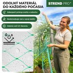 Net Strend Pro, 4x10 m, mesh 18 mm, anti-bird, PE