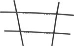Trellis Strend Pro, for flowers and plants, black, 30.5x56.5 cm