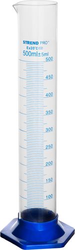 Measuring Cylinder Strend Pro, 500 ml, glass