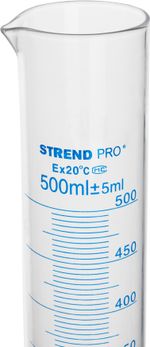 Cylinder Strend Pro, 500 ml, measuring, glass