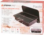 Gril Strend Pro Paolo, BBQ, na drevené uhlie, 37x27x17 cm