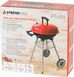 Grill Strend Pro Pluto, BBQ, faszénhez, 36x46,5x71 cm