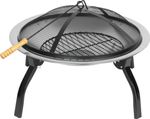 Tűzrakóhely Strend Pro Mara, grill, fém, kerek, 57x57x40 cm