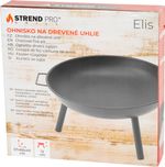 Ohnisko Strend Pro Elis, BBQ, kovové, okrúhle, 57x66x40 cm