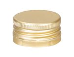 Stopper ALU for demijohn, gold, screw cap, 35/18 mm