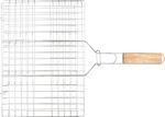 Roasting Basket Strend Pro Grill, for meat, with wooden handle, 49x35x1.5 cm