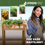 Raised garden bed Strend Pro Garden, 84x40x98 cm, wood, with legs