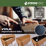 Raised garden bed Strend Pro Garden, 84x40x98 cm, wood, with legs