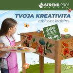 Raised garden bed Strend Pro Garden, 84x40x98 cm, wood, with legs