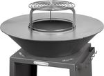 Gril Strend Pro Fiesta, prevedenie antracit, oceľ, priemer 75 cm, s ohniskom