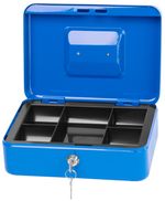 Pénzkazetta CashBox, 250x180x90 mm, pénzhez