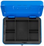 Pénzkazetta CashBox, 250x180x90 mm, pénzhez