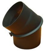 Flue Pipe Elbow HS.EX 090/180/1.5 mm, adjustable angle, for connecting flue pipes