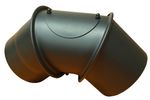 Flue Pipe Elbow HS.EX 090/180/1.5 mm, adjustable angle, for connecting flue pipes