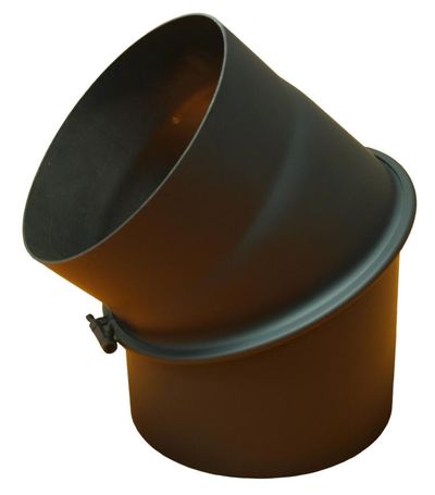 Flue Pipe Elbow HS.EX 090/180/1.5 mm, adjustable angle, for connecting flue pipes