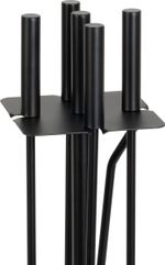 Sada kutáč Homefire FT075BA, ku krbu, 4 dielna, čierna, 81 cm, krbové náradie