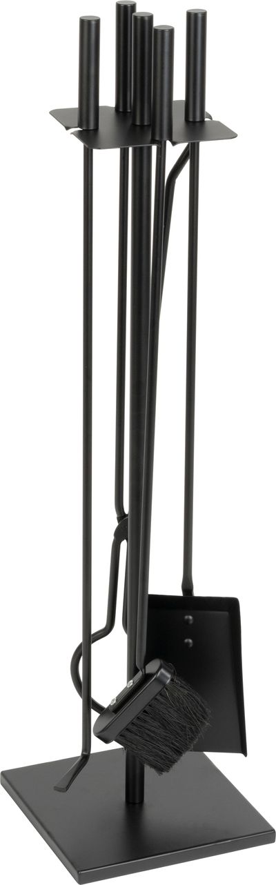 Poker set, 5pcs, black, 81cm