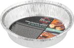 Tálca MagicHome, 22,4x4,6 cm, grillező, 3 db, alumínium, kerek