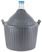 Demijohn Strend Pro Cada Inco, 54 liter, glass, for wine and spirits, plastic cover