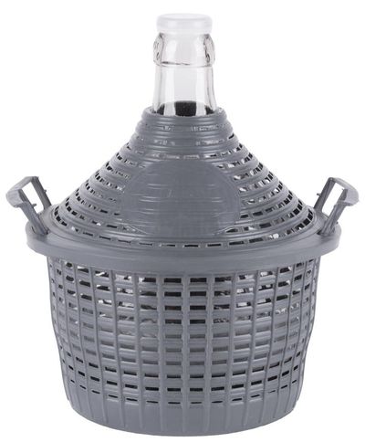 Demizson Strend Pro Cada Inco, 5 liter, üveg, borhoz és pálinkához, műanyag fedél