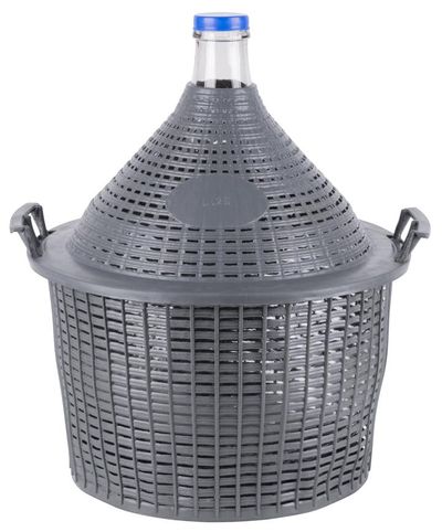 Demizson Strend Pro Cada Inco, 25 liter, üveg, borhoz és pálinkához, műanyag fedél