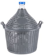 Demijohn Strend Pro Cada Inco, 15 liter, glass, for wine and spirits, plastic cover