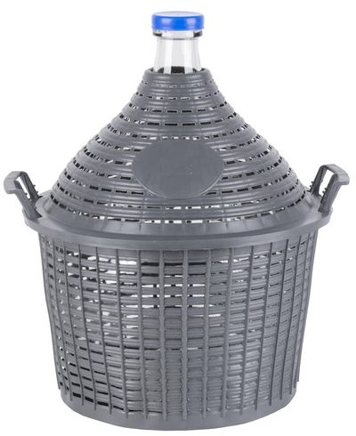 Demizson Strend Pro Cada Inco, 15 liter, üveg, borhoz és pálinkához, műanyag fedél