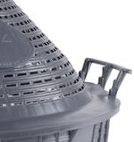 Demijohn Cada Inco 34 lit, glass/plastic, 570x460/355 mm