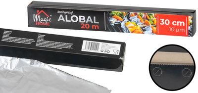 Aluminum Foil MagicHome, 30 cm, L-20 m, 10 µm, aluminum