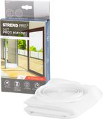Net FlyScreen, 220x65 cm, anti-insect and mosquito, for balcony door, white, pack of 2 pcs