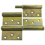 Door hinge T0018, 120x68x2.0 mm, Yzn