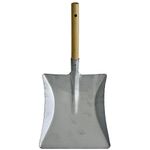 Shovel Z162, metal, lacquered with wooden handle, 47x21.5x8 cm