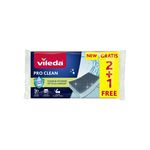 Sponge Vileda Pro Clean, pack 2+1 pcs
