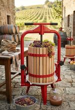 Press Strend Pro Harvester CFP12, 12 L, for grapes, with frame
