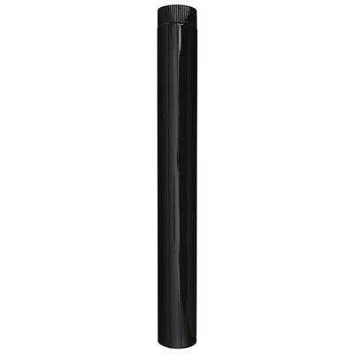 Füstcső Smalt 1000 mm, barna, zománcozott, 120 mm