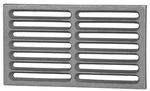 Cast Iron Grate, 280x160x17 mm, with bridge, for stoves and heaters