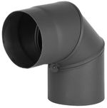 Flue Pipe Elbow HS.EX 090/150/1.5 mm, adjustable angle, for connecting flue pipes