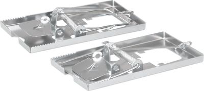 Csapda MH5079S, Ironkiller, egerekre, fém, 120x65x0.5 mm, csomag 2 db