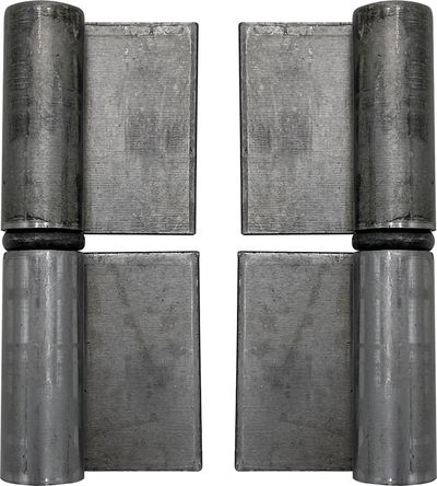 Zsanér ajtó T00341, 080 mm, acél, csomag 2 db