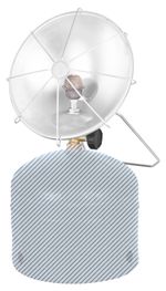 Heater Meva ARDENT 2171, gas, for 2 kg propane-butane cylinder, 1.1 kW