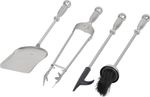 Fire poker set Homefire FT53S, 4 pieces, nickled, 53 cm