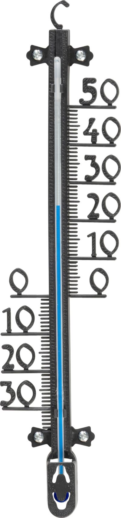 Hőmérő Strend Pro TMS-154 Decora, kültéri, ablakra, 255x60x15 mm, műanyag