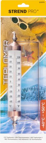 Teplomer Strend Pro TM-183 Arabic, vonkajší, na okno, 250x80x38, kovový