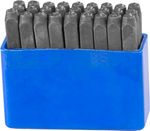 Stamping Set HR59103, alphabet, character height 3 mm, letter, 27 pcs